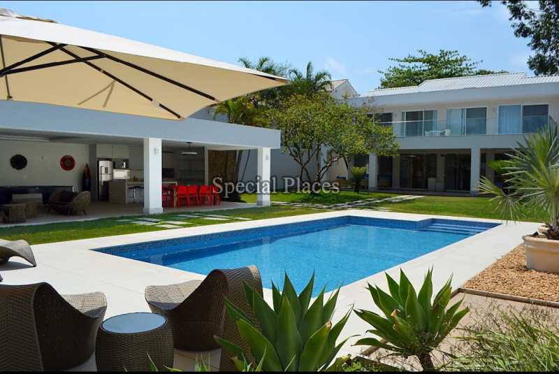 Conheça FACHADA do imóvel - Casa À Venda no Condomínio Barra, Novo Leblon - Barra da Tijuca - Rio de Janeiro - RJ - BAC5017 - 1 FACHADA
