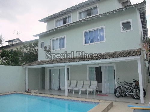 Conheça FACHADA do imóvel - Casa À Venda no Condomínio Barra, Santa Mônica Residências - Barra da Tijuca - Rio de Janeiro - RJ - BAC5060 - 1 FACHADA