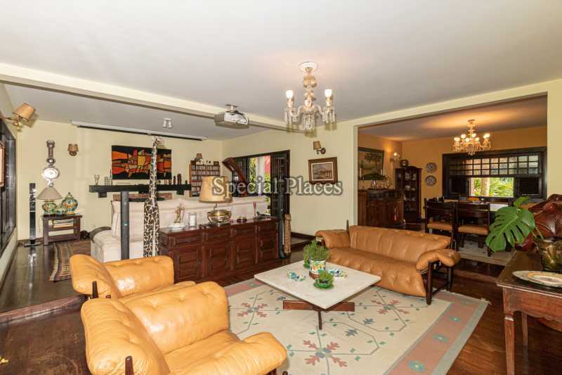 Conheça salão do imóvel - Casa em Condomínio 4 quartos à venda Itanhangá, Rio de Janeiro - R$ 3.500.000 - BAC1906 - 9 salão