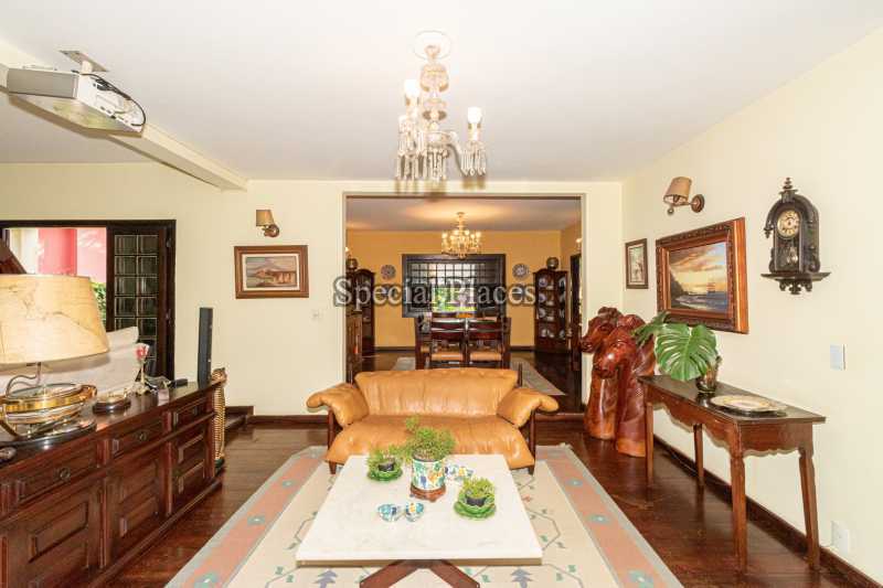 Conheça salão do imóvel - Casa em Condomínio 4 quartos à venda Itanhangá, Rio de Janeiro - R$ 3.500.000 - BAC1906 - 10 salão