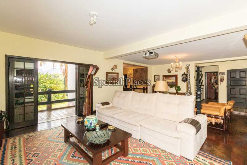 Conheça salão do imóvel - Casa em Condomínio 4 quartos à venda Itanhangá, Rio de Janeiro - R$ 3.500.000 - BAC1906 - 12 salão