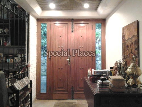 Conheça HALL ENTRADA do imóvel - Casa em Condomínio São Conrado, Povoado das Canoas, São Conrado, Rio de Janeiro, RJ À Venda, 6 Quartos, 350m² - BAC5148 - 5 HALL ENTRADA
