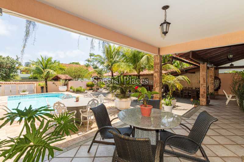 Conheça VARANDÃO do imóvel - Casa em Condomínio 5 quartos à venda Barra da Tijuca, Rio de Janeiro - R$ 4.440.000 - BAC5162 - 5 VARANDÃO