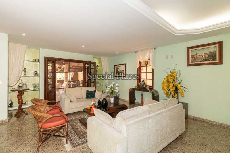 Conheça SALA do imóvel - Casa em Condomínio 5 quartos à venda Barra da Tijuca, Rio de Janeiro - R$ 4.440.000 - BAC5162 - 9 SALA