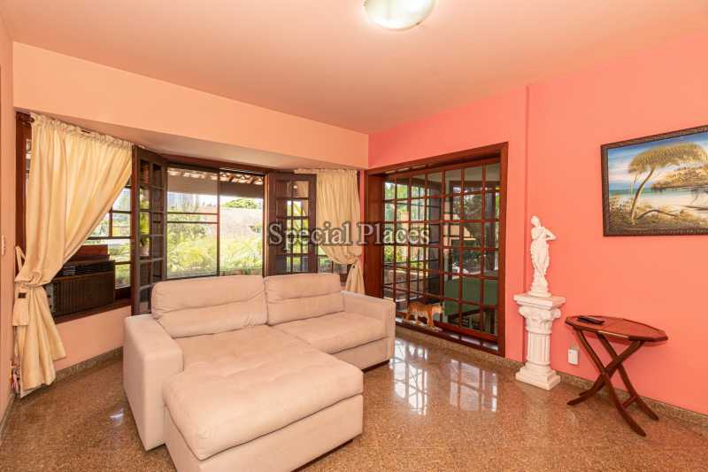 Conheça SALA DE ESTAR do imóvel - Casa em Condomínio 5 quartos à venda Barra da Tijuca, Rio de Janeiro - R$ 4.440.000 - BAC5162 - 12 SALA DE ESTAR
