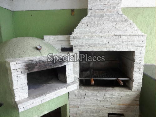 Conheça CHURRASQUEIRA FORNO do imóvel - Casa em Condomínio Recreio, Terraméricas, Recreio dos Bandeirantes, Rio de Janeiro, RJ À Venda, 3 Quartos, 276m² - BAC5353 - 20 CHURRASQUEIRA FORNO
