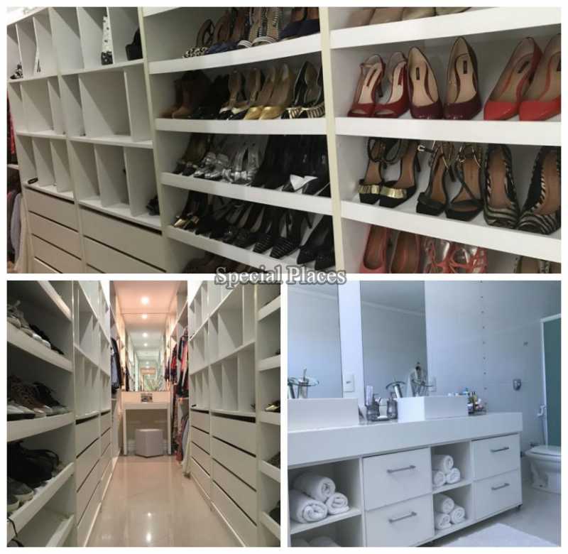 Conheça CLOSET E BANHEIRO SUÍTE CA do imóvel - Casa em Condomínio Recreio, Mountain Green, Recreio dos Bandeirantes, Rio de Janeiro, RJ À Venda, 5 Quartos, 600m² - BAC5470 - 18 CLOSET E BANHEIRO SUÍTE CA