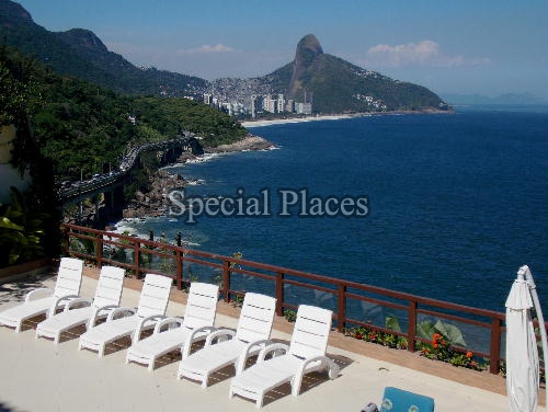 Conheça PISCINA VISTA do imóvel - Casa em Condomínio 6 quartos para alugar Joá, Rio de Janeiro - R$ 5.000 - LOC1007 - 6 PISCINA VISTA
