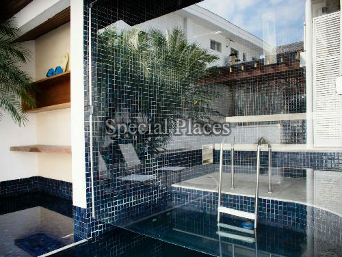 Conheça PISCINA SAUNA do imóvel - Casa em Condomínio Barra, Santa Mônica Jardins, Barra da Tijuca, Rio de Janeiro, RJ Para Alugar, 4 Quartos, 800m² - LOC1010 - 6 PISCINA SAUNA