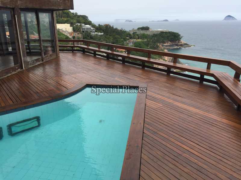 Conheça PISCINA do imóvel - Casa em Condomínio 5 quartos para alugar Joá, Rio de Janeiro - R$ 4.000 - LOC1018 - 1 PISCINA