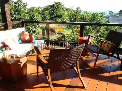 Conheça VARANDA do imóvel - PERTINHO DA PRAIA - ACADEMIA - CHARMOSA E SUPER BEM DECORADA - TEMPORADA E ANUAL - LOC1019 - 24 VARANDA