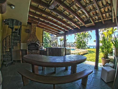 Conheça CHURRASQUEIRA do imóvel - Casa Para Alugar no Condomínio Joatinga - Joá - Rio de Janeiro - RJ - LOC1023 - 10 CHURRASQUEIRA