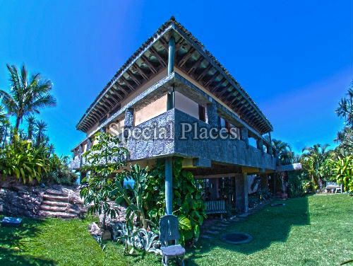 Conheça FACHADA do imóvel - Casa Para Alugar no Condomínio Joatinga - Joá - Rio de Janeiro - RJ - LOC1023 - 4 FACHADA