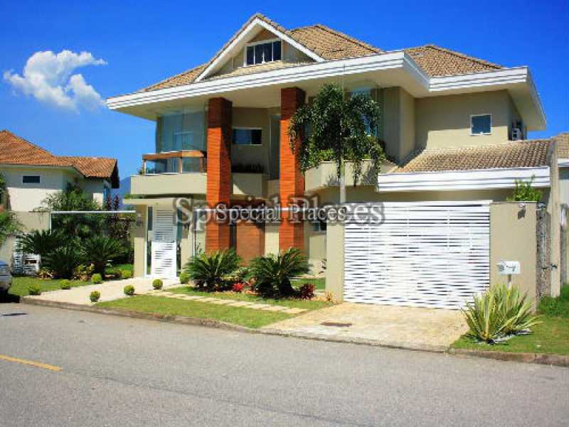 Conheça fachada principal do imóvel - Casa em Condomínio 5 quartos para alugar Barra da Tijuca, Rio de Janeiro - R$ 30.000 - LOC1034 - 1 fachada principal