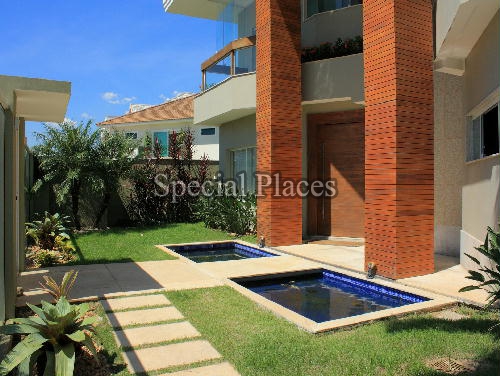 Conheça FACHADA DETALHE do imóvel - Casa em Condomínio 5 quartos para alugar Barra da Tijuca, Rio de Janeiro - R$ 30.000 - LOC1034 - 4 FACHADA DETALHE