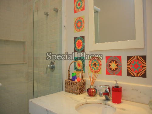 Conheça LAVABO do imóvel - Casa em Condomínio Itanhangá, Verde Vale, Itanhangá, Rio de Janeiro, RJ Para Alugar, 2 Quartos, 180m² - LOC1037 - 13 LAVABO