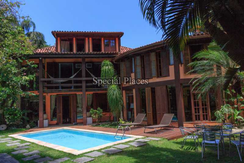 Conheça 01Fachada do imóvel - Casa em Condomínio Joatinga, Joá, Rio de Janeiro, RJ Para Alugar, 7 Quartos, 500m² - LOC1048 - 1 01Fachada