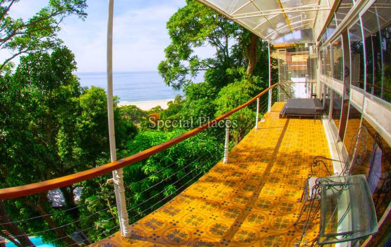 Conheça Vista varanda do imóvel - Casa em Condomínio 8 quartos para alugar São Conrado, Rio de Janeiro - R$ 3.000 - LOC1062 - 7 Vista varanda