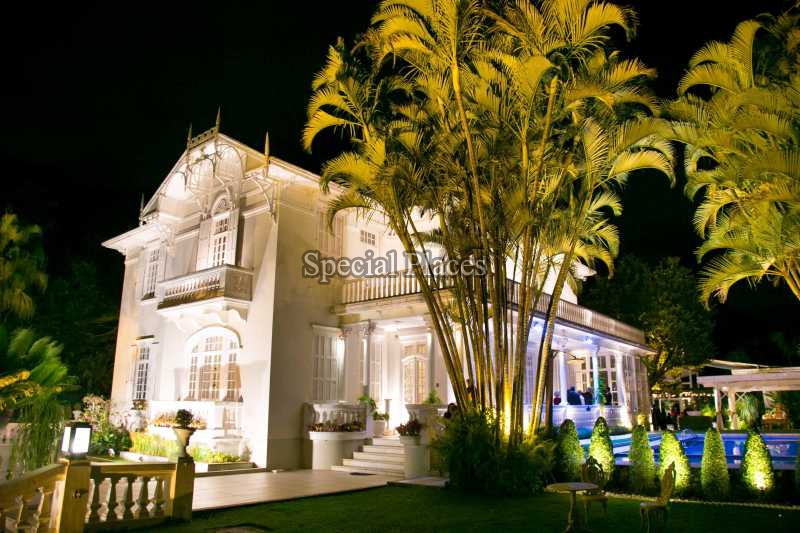Conheça FACHADA NOITE do imóvel - Casa 6 quartos para alugar Alto da Boa Vista, Rio de Janeiro - R$ 4.200 - LOC1065 - 1 FACHADA NOITE