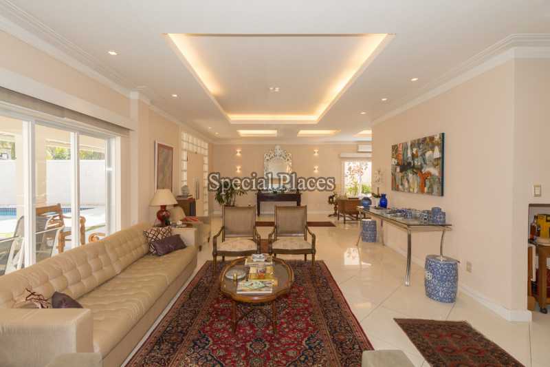 Conheça SALA DE ESTAR do imóvel - Casa À Venda no Condomínio Barra, Núcleo das Mansões - Barra da Tijuca - Rio de Janeiro - RJ - BAC5910 - 10 SALA DE ESTAR
