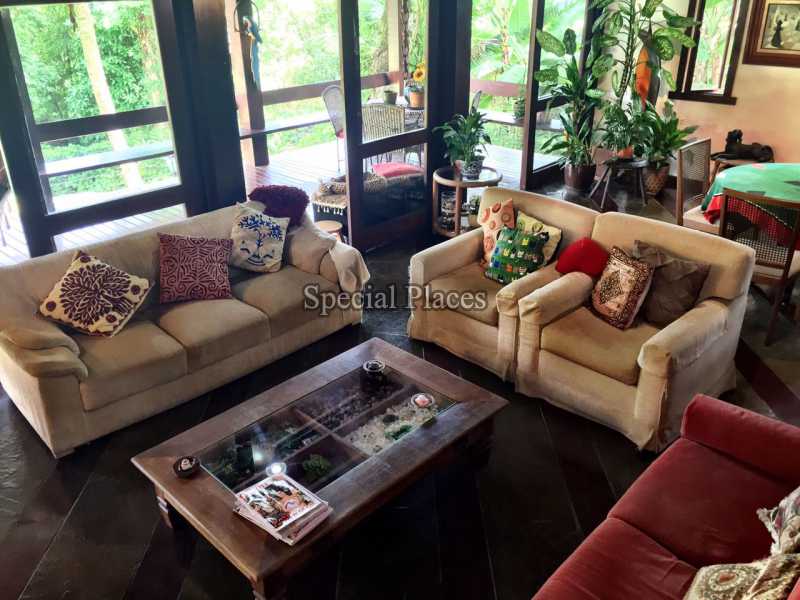 Conheça SALA do imóvel - Casa em Condomínio Itanhangá, Greenwood Park, Itanhangá, Rio de Janeiro, RJ Para Alugar, 5 Quartos, 600m² - LOC1069 - 9 SALA