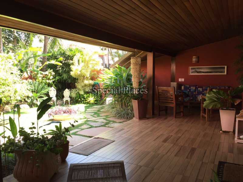 Conheça varanda do imóvel - Casa em Condomínio Recreio, Maramar, Recreio dos Bandeirantes, Rio de Janeiro, RJ Para Alugar, 5 Quartos, 483m² - LOC1076 - 10 varanda