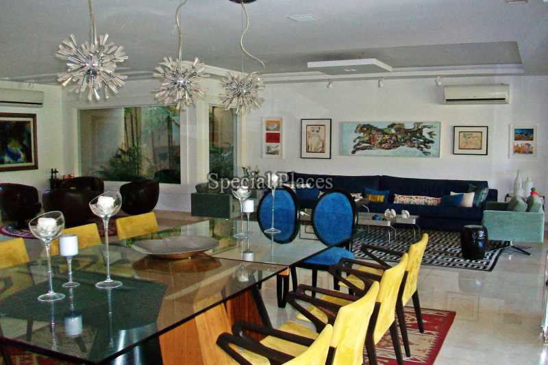 Conheça SALA DE JANTAR do imóvel - Casa em Condominio Condomínio Barra, Mansões, Barra da Tijuca,Rio de Janeiro,RJ Para Alugar,5 Quartos,804m² - LOC1087 - 26 SALA DE JANTAR