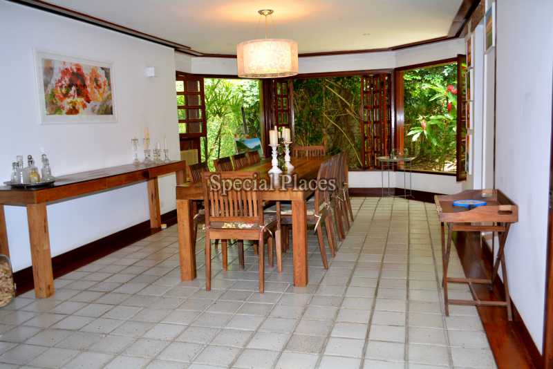 Conheça SALA DE JANTAR do imóvel - Casa em Condomínio Itanhangá, Greenwood Park, Itanhangá, Rio de Janeiro, RJ Para Alugar, 3 Quartos, 350m² - LOC1098 - 13 SALA DE JANTAR