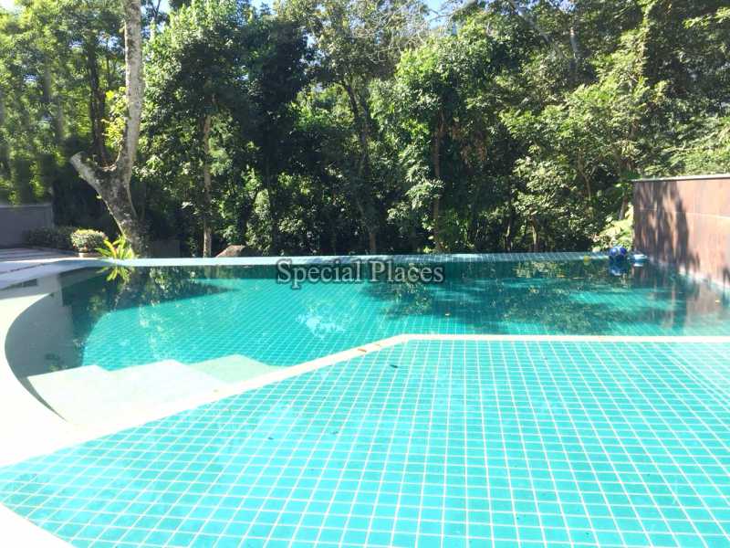 Conheça PISCINA BORDA INFINITA do imóvel - Casa em Condomínio 5 quartos para alugar Itanhangá, Rio de Janeiro - LOC1107 - 11 PISCINA BORDA INFINITA