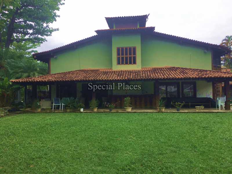Conheça FACHADA FRONTAL do imóvel - Casa em Condomínio Barra, Santa Helena, Barra da Tijuca, Rio de Janeiro, RJ À Venda, 5 Quartos, 604m² - BAC2387 - 3 FACHADA FRONTAL