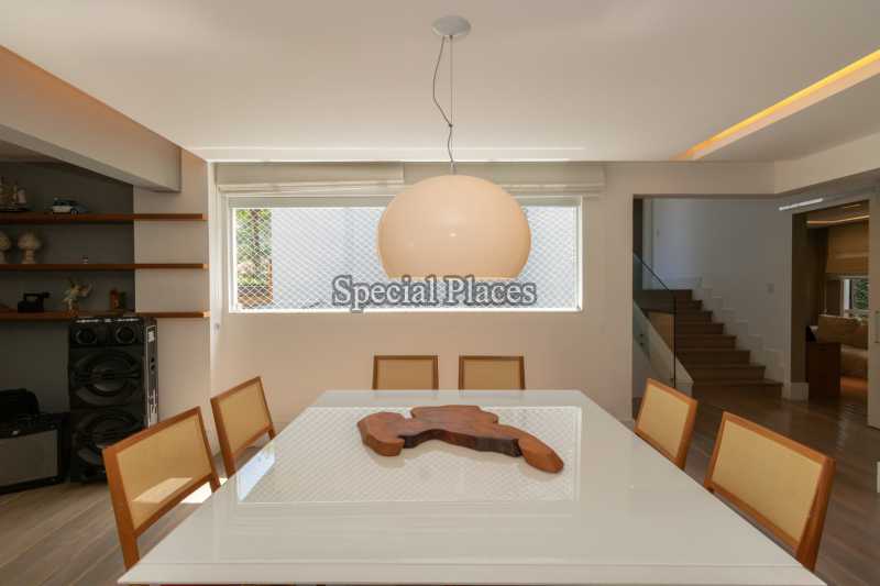 Conheça 5 MESA DE JANTAR do imóvel - Casa em Condomínio Itanhangá, Greenwood Park, Itanhangá, Rio de Janeiro, RJ Para Alugar, 4 Quartos, 500m² - LOC1132 - 7 5 MESA DE JANTAR