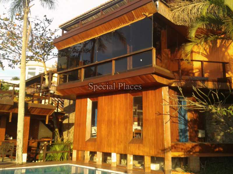 Conheça FACHADA do imóvel - Casa em Condomínio Joatinga, Joá, Rio de Janeiro, RJ Para Alugar, 4 Quartos, 409m² - LOC1134 - 5 FACHADA