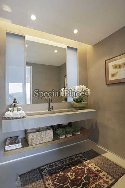Conheça LAVABO do imóvel - Casa Para Alugar no Condomínio Joatinga - Joá - Rio de Janeiro - RJ - LOC1139 - 5 LAVABO