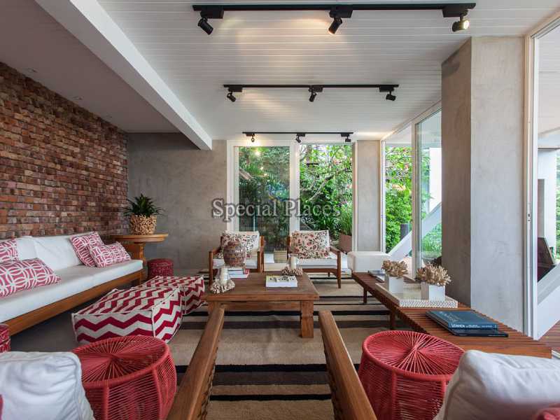 Conheça SALA INTIMA do imóvel - Casa Para Alugar no Condomínio Joatinga - Joá - Rio de Janeiro - RJ - LOC1139 - 13 SALA INTIMA