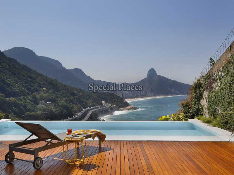 Conheça PISCINA do imóvel - Casa Para Alugar no Condomínio Joatinga - Joá - Rio de Janeiro - RJ - LOC1139 - 18 PISCINA