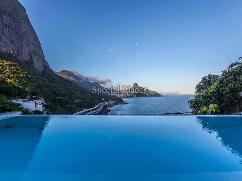 Conheça PISCINA BORDA INFINITA do imóvel - Casa Para Alugar no Condomínio Joatinga - Joá - Rio de Janeiro - RJ - LOC1139 - 20 PISCINA BORDA INFINITA