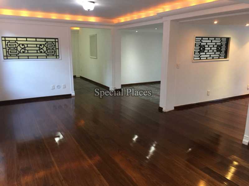 Conheça SALÃO do imóvel - Casa em Condomínio São Conrado, São Conrado, Rio de Janeiro, RJ Para Alugar, 5 Quartos, 450m² - LOC1141 - 6 SALÃO