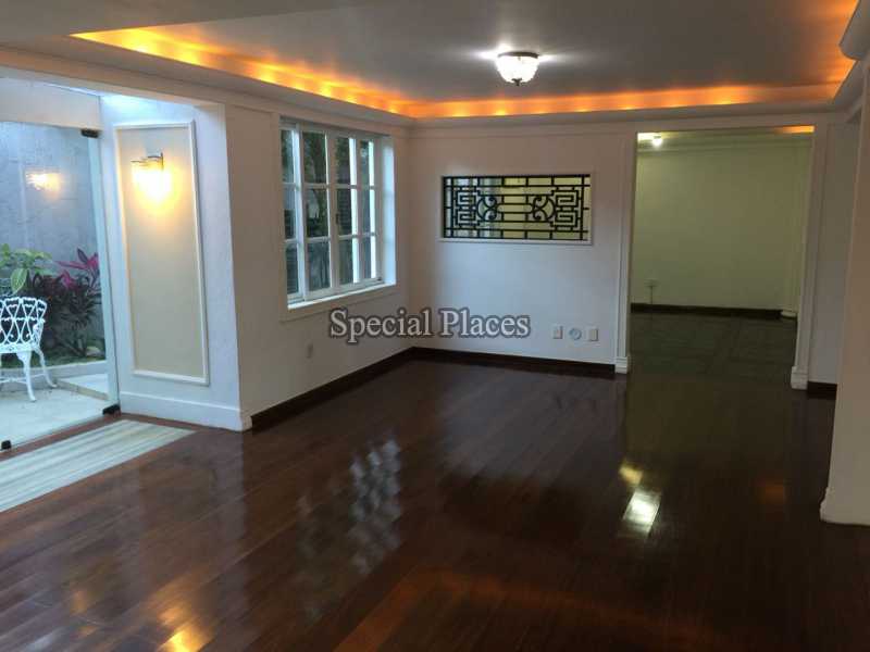 Conheça SALÃO do imóvel - Casa em Condomínio São Conrado, São Conrado, Rio de Janeiro, RJ Para Alugar, 5 Quartos, 450m² - LOC1141 - 7 SALÃO