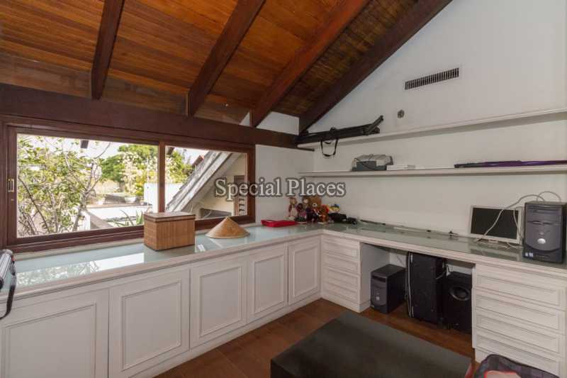 Conheça ESCRITÓRIO do imóvel - Casa Para Alugar no Condomínio Barra, Novo Leblon - Barra da Tijuca - Rio de Janeiro - RJ - LOC1157 - 21 ESCRITÓRIO