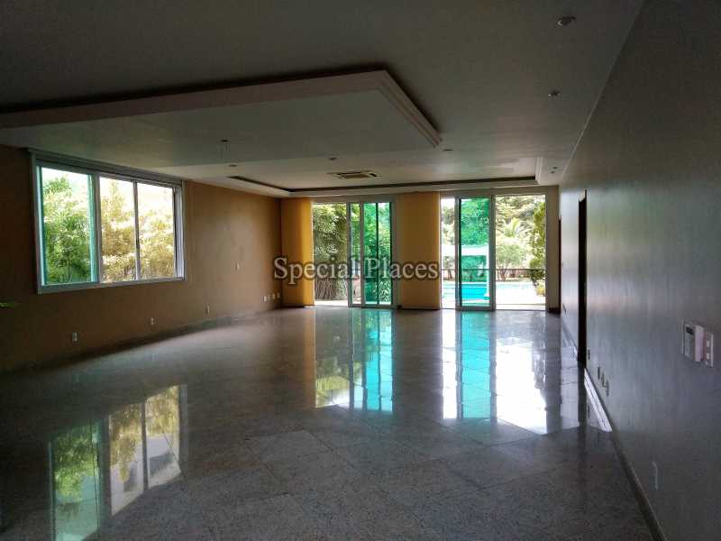 Conheça Salão do imóvel - Casa Para Alugar no Condomínio Barra, Novo Leblon - Barra da Tijuca - Rio de Janeiro - RJ - LOC1159 - 12 Salão