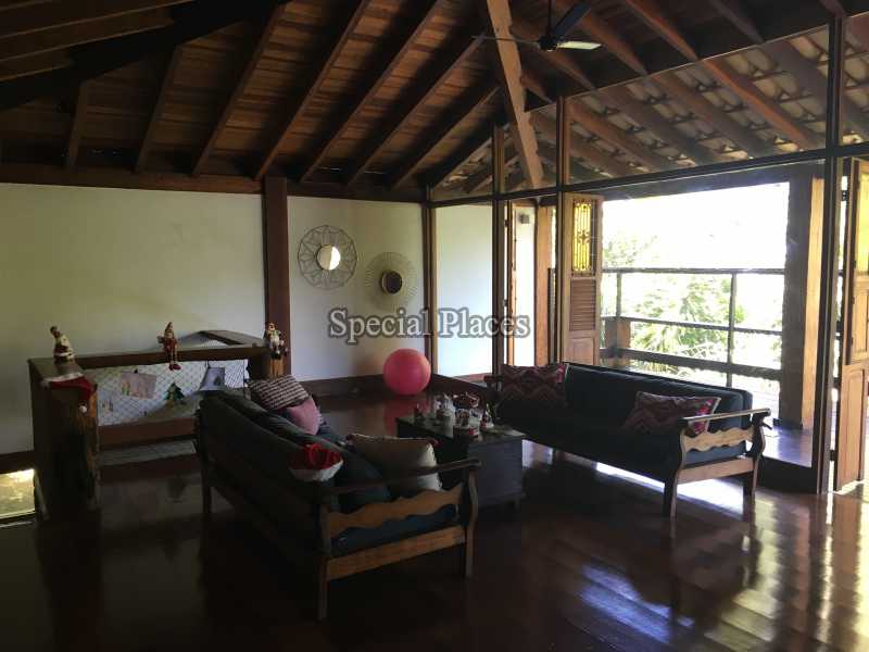 Conheça Salão do imóvel - Casa Para Alugar no Condomínio Itanhangá, Portinho do Massarú - Itanhangá - Rio de Janeiro - RJ - LOC1161 - 8 Salão