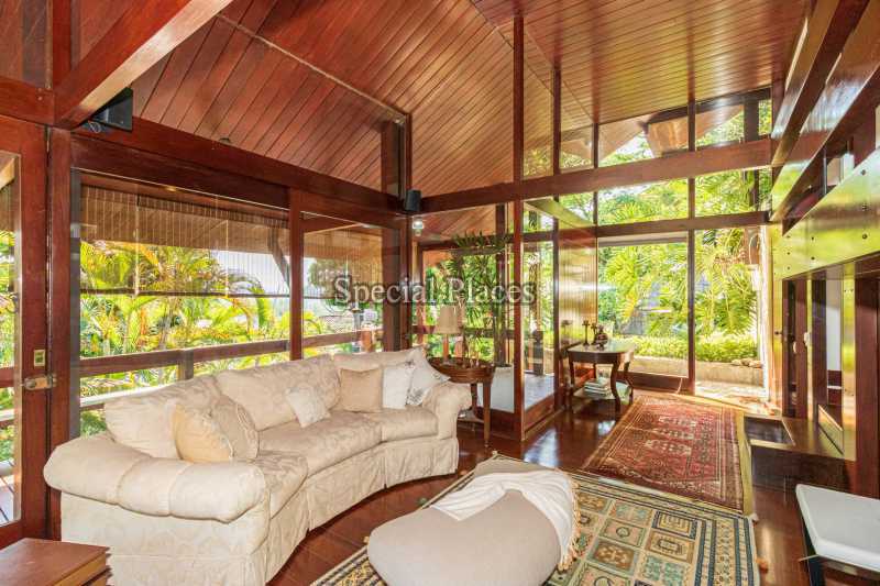 Conheça salão do imóvel - Casa em Condomínio 4 quartos à venda Itanhangá, Rio de Janeiro - R$ 4.300.000 - BAC6087 - 9 salão