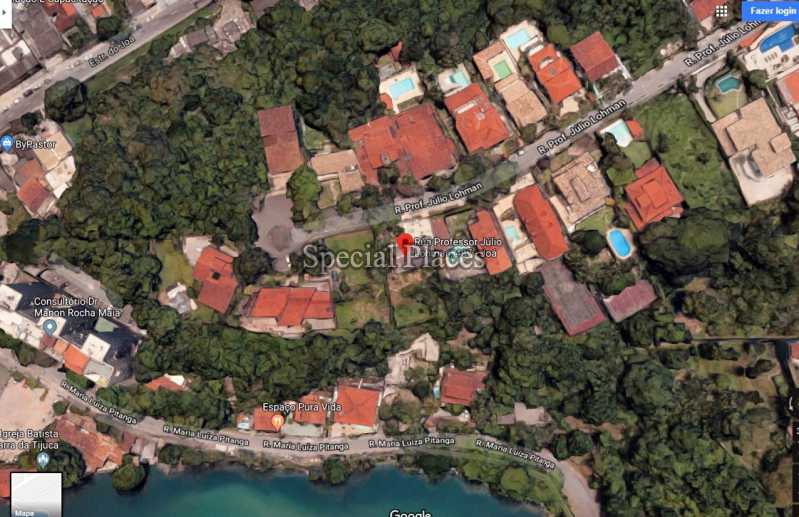 Conheça TERRENO VISTO VIA SATÉLITE do imóvel - Terreno Condomínio Joatinga, Joá, Rio de Janeiro, RJ À Venda - BAT1177 - 4 TERRENO VISTO VIA SATÉLITE