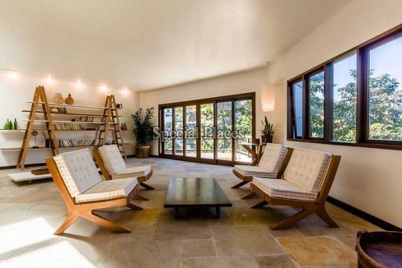 Conheça 2 salão do imóvel - Casa em Condomínio Joá, Rio de Janeiro, RJ Para Alugar, 6 Quartos, 1100m² - LOC1179 - 4 2 salão