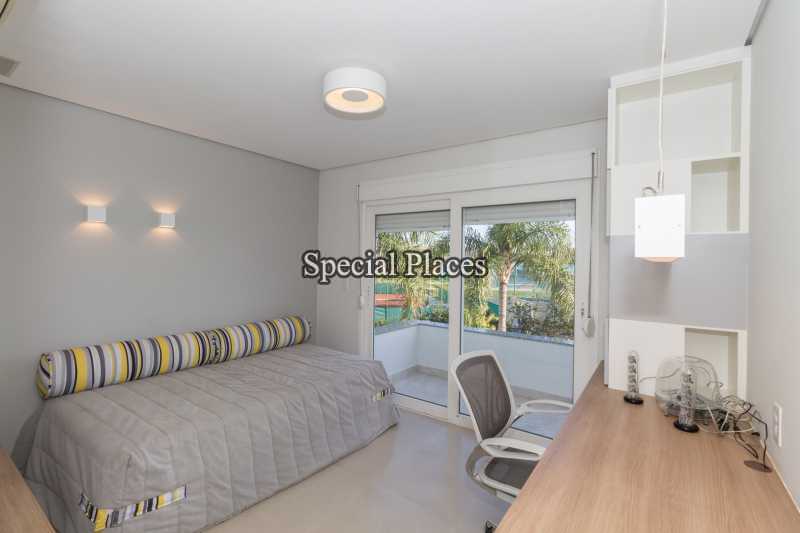 Conheça 13 - suite 1 do imóvel - Casa em Condomínio Barra, Quintas do Rio, Barra da Tijuca, Rio de Janeiro, RJ Para Alugar, 4 Quartos, 424m² - LOC1100A - 15 13 - suite 1