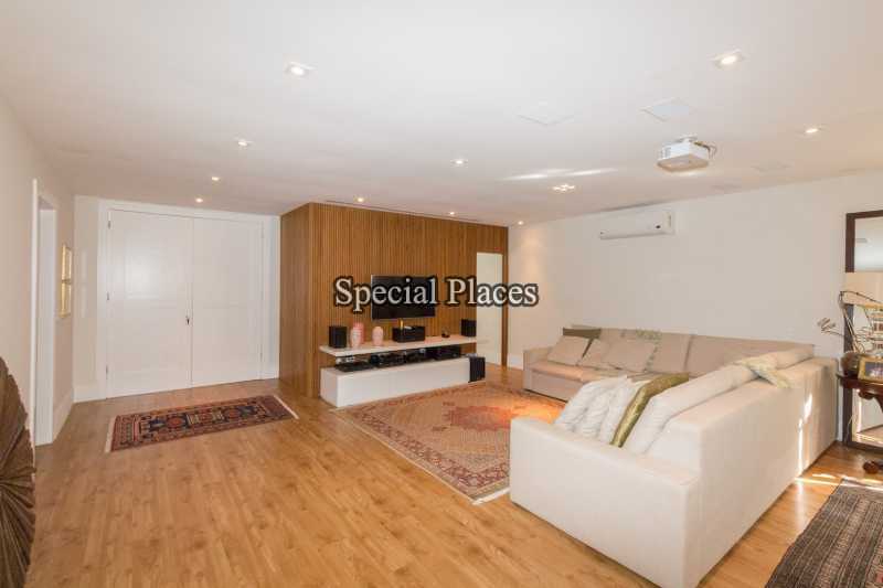 Conheça 11 - SALÃO do imóvel - Casa em Condomínio Itanhangá, Reserva, Itanhangá, Rio de Janeiro, RJ Para Alugar, 4 Quartos, 540m² - LOC1106A - 13 11 - SALÃO