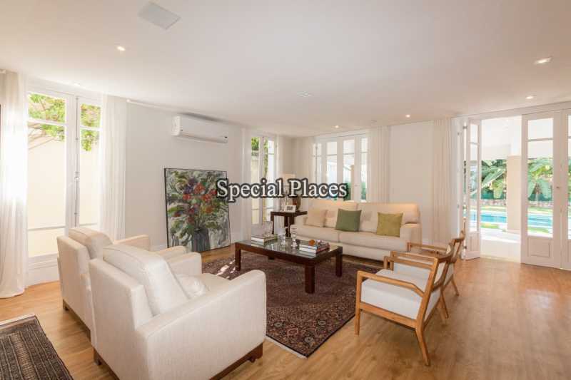 Conheça 12 - SALÃO do imóvel - Casa em Condomínio Itanhangá, Reserva, Itanhangá, Rio de Janeiro, RJ Para Alugar, 4 Quartos, 540m² - LOC1106A - 14 12 - SALÃO
