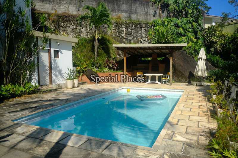 Conheça 2 - PISCINA do imóvel - Casa São Conrado, Rio de Janeiro, RJ Para Alugar, 4 Quartos, 439m² - LOC1192A - 3 2 - PISCINA