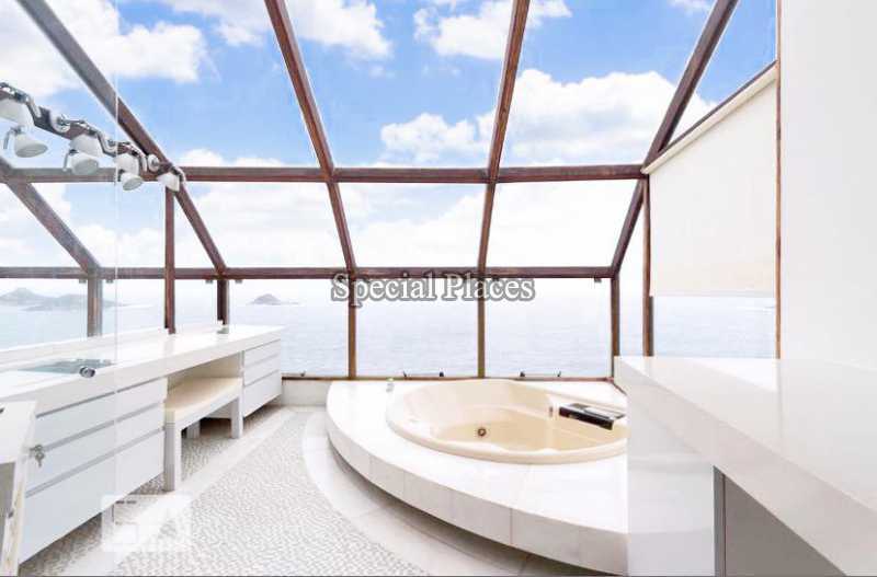 Conheça banheiro suite master do imóvel - Casa em Condomínio Joatinga, Joá, Rio de Janeiro, RJ Para Alugar, 4 Quartos, 686m² - LOC1203A - 18 banheiro suite master