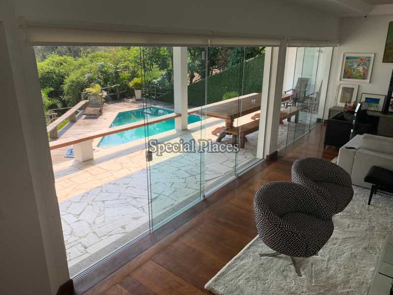 Conheça 4 INTEGRAÇÃO SALA VARANDÃO do imóvel - Casa em Condomínio 4 quartos para alugar Itanhangá, Rio de Janeiro - R$ 13.000 - LOC1223A - 5 4 INTEGRAÇÃO SALA VARANDÃO